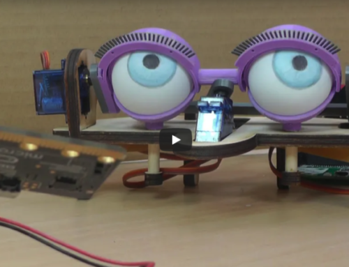 Microbit Controlled Eyes