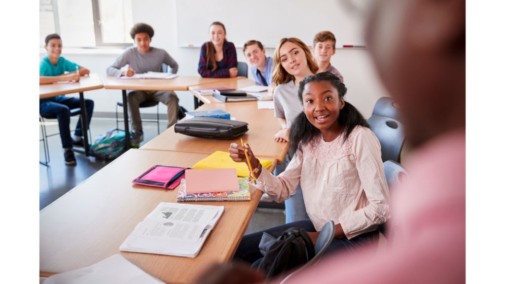 students in a classroom